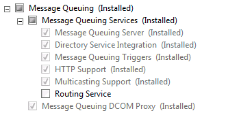 Install MSMQ on Windows 2008 / R2