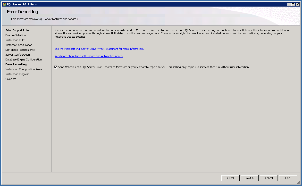 ms sql server 2012 express edition not working