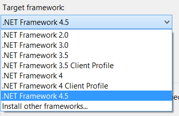 Net framework client profile что это