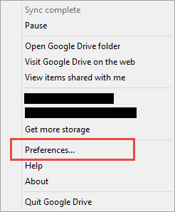 add folders to google drive sync