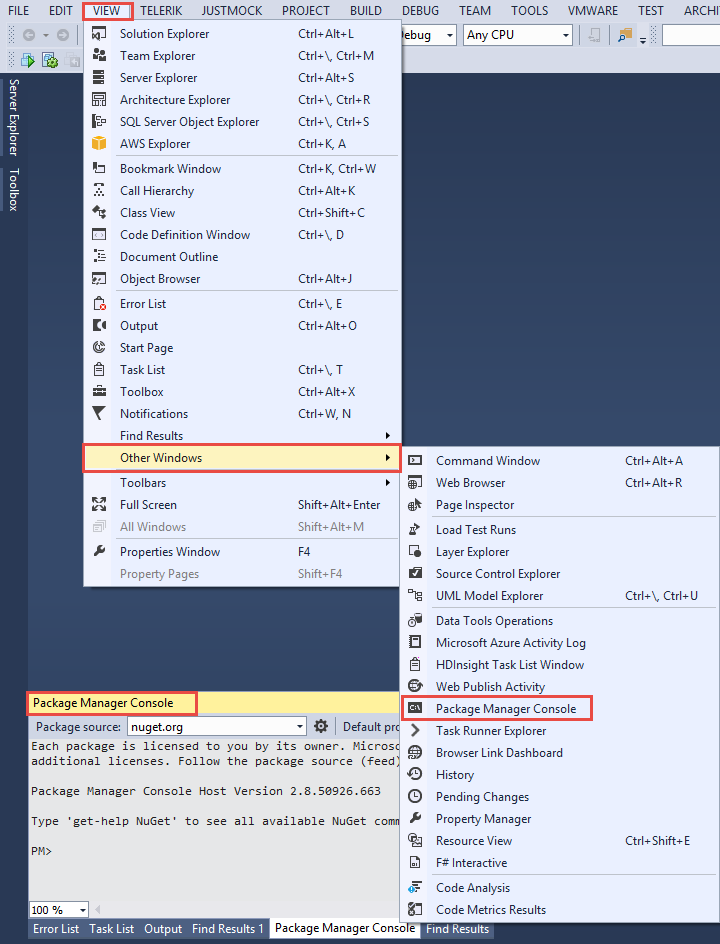 Nuget install / update error: Failed to initialize the PowerShell host |  This Dot Life