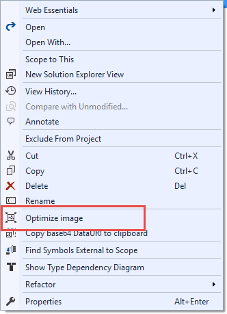 Optimize image